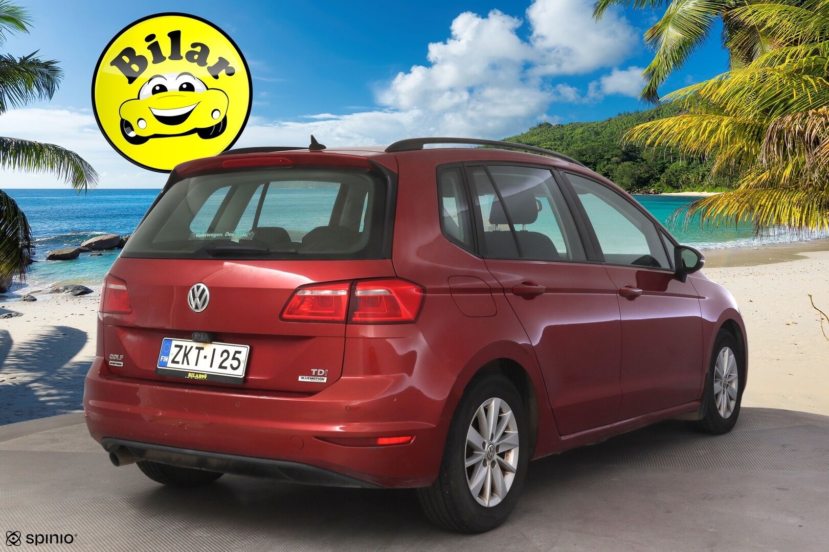 Volkswagen Golf Sportsvan 2016 Comfortline 1,6 TDI 81 kW (110 hv) DSG-automaatti - | Tämä auto myydään YritysOutlet -valikoimasta vain yritykselle | Webasto | P. Tutkat | Vakionopeudensäädin | Keyless | Bi-Xenon | 2x Renkaat & Vanteet |