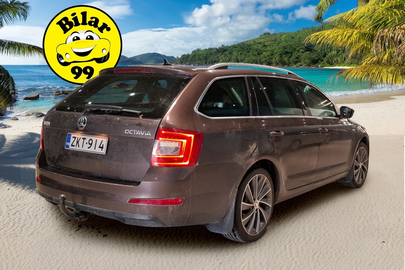 Skoda Octavia 2015 Combi 2,0 TDI 150 L&K DSG Autom. / Adapt. vak / Webasto / Canton / Lämmitettävä tuulilasi - Tehtaan vetokoukku / L&K varustetasolla / Tutkat / 2x Renkaat