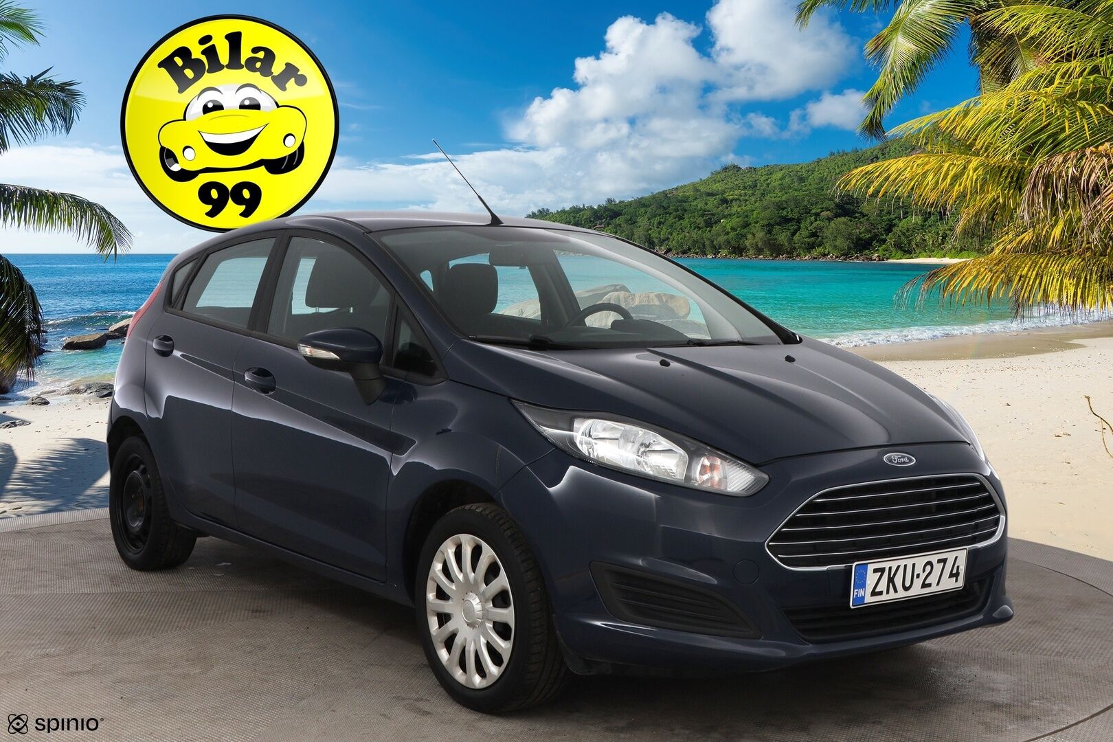 Ford Fiesta 2016 1,0 80hv Start/Stop M5 Trend 5-ovinen - Suomiauto / Lohko & Sisäpistoke / Penkinlämmittimet / Kahdet hyvät renkaat / Juuri tullut Tampereelle!