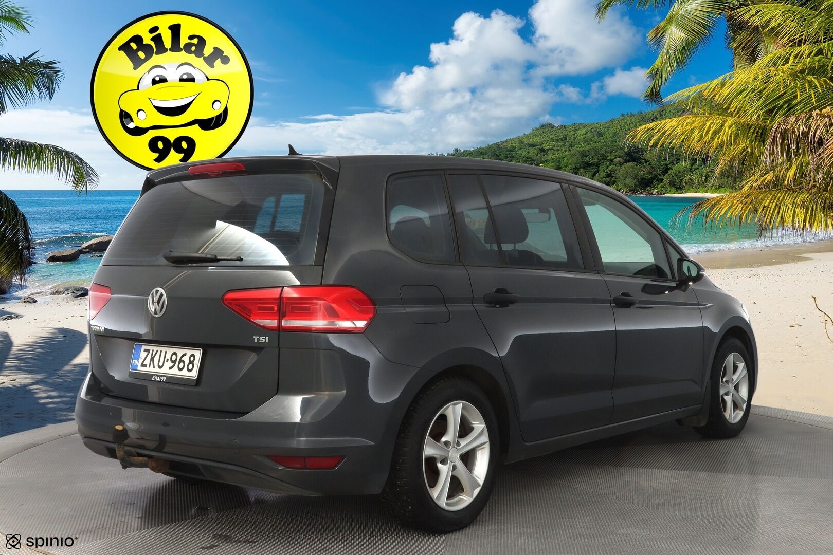 Volkswagen Touran 2016 1.2 TSI Trendline 81 kW (110 hv) * ACC / Lohko / Koukku / BT / Ratinlämmitin / Tutkat* - Suomi-auto / Huollettu 175tkm / Kahdet renkaat + Vanteet - Osta nyt, maksa vasta ensi vuonna