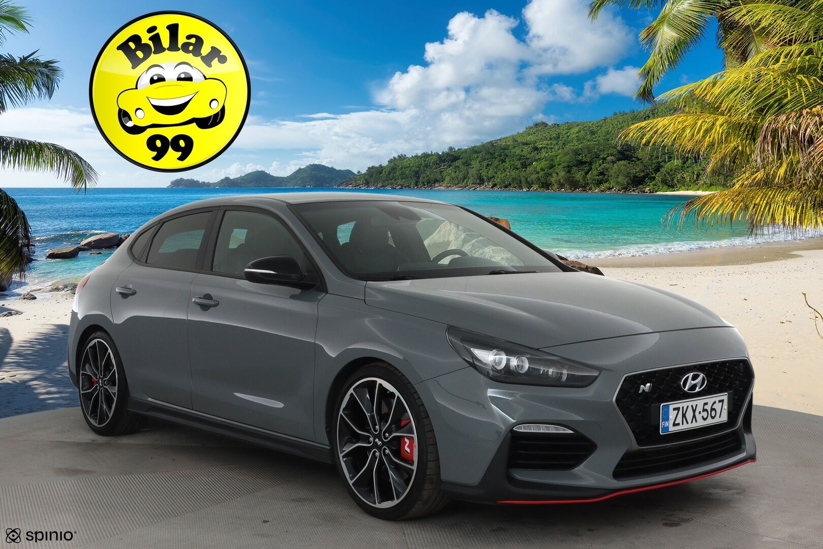 Hyundai I30 FASTBACK 2019 2,0 T-GDI 275 hv 6MT Performance Pack **LED-valot / P.kamera / Sisätilanlämmitin / Sporttipenkki Muistilla / Navi** - Suomi-auto / Kahdet Renkaat