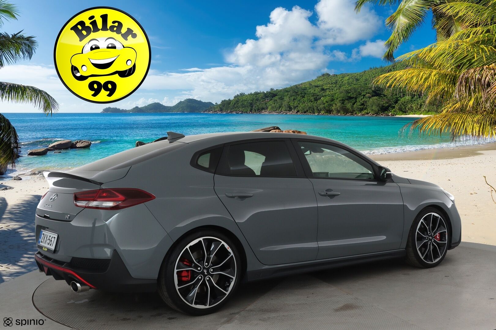 Hyundai I30 FASTBACK 2019 2,0 T-GDI 275 hv 6MT Performance Pack **LED-valot / P.kamera / Sisätilanlämmitin / Sporttipenkki Muistilla / Navi** - Suomi-auto / Kahdet Renkaat