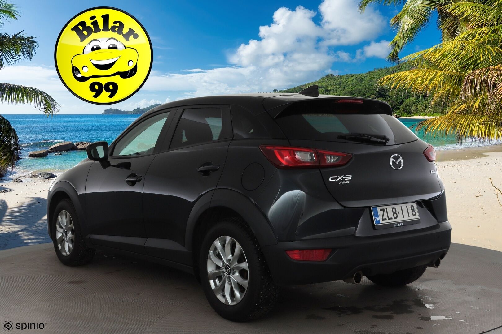 Mazda CX-3 2017 2,0 (150) SKYACTIV-G Premium Plus 6AT AWD * Vakkari / P.tutka / LED / Lohko+Sisä * - Suomi-auto / Kahdet renkaat aluvanteilla