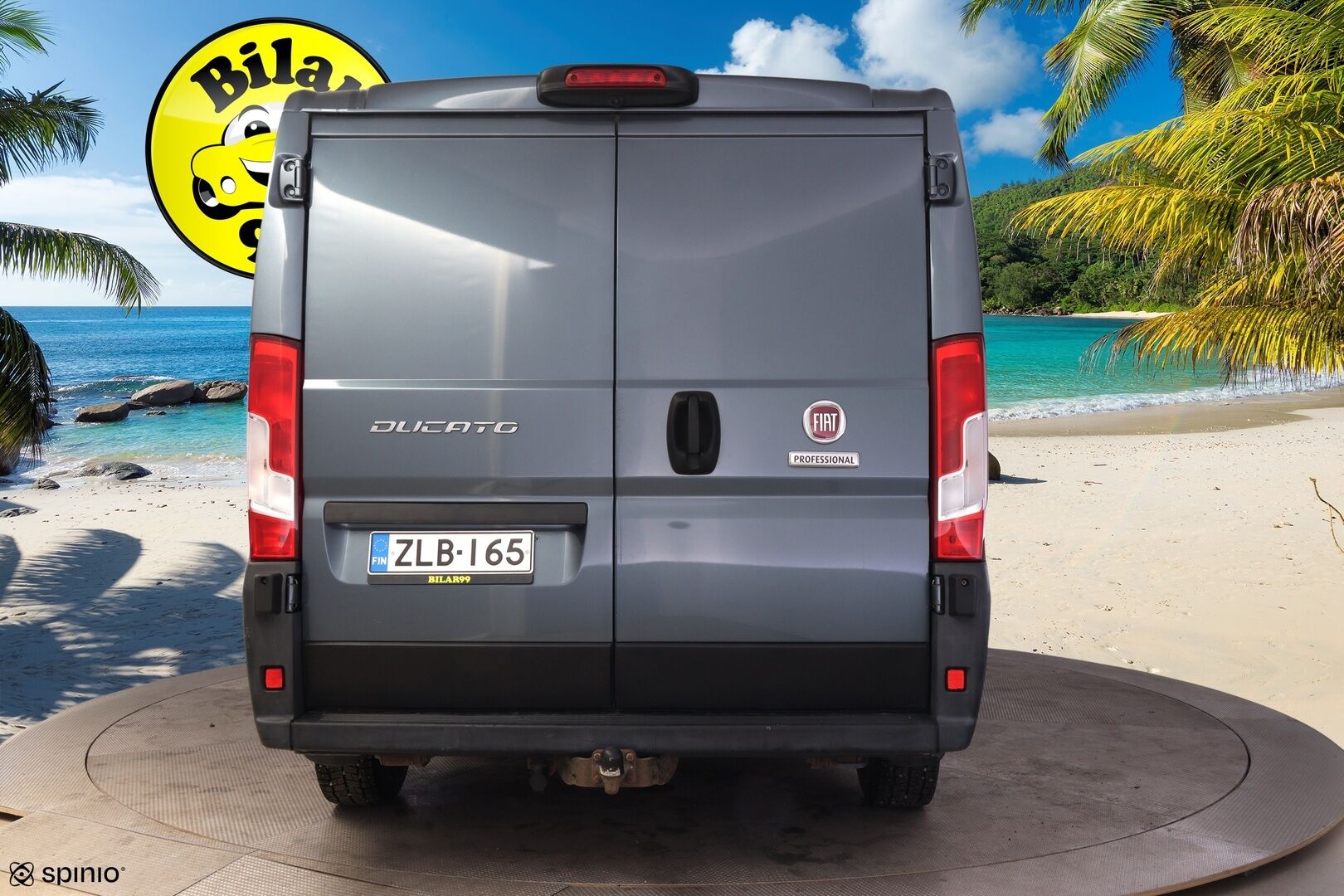 Fiat Ducato 2018 2,3 Multijet 130 10m3 (H1L2) *Webasto / P. Kamera / Karjarauta / Vetokoukku / Ilmastointi* - EI ADBLUE! / Suomi-auto / Juuri katsastettu! / Uudehkot Continental nasta renkaat / Kattava huoltohistoria / Metalliväri
