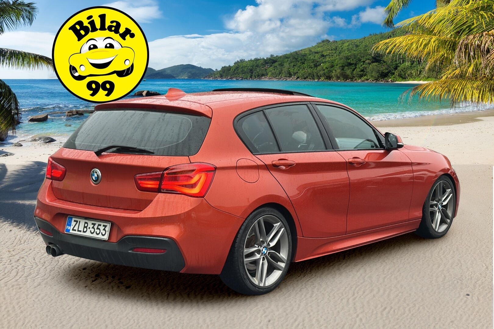 BMW 118 2017 d F20 Hatchback Business M Sport / Webasto / Adapt. LED / P-Kamera / KeyLessGo / Apple&Android - Kahdet hyvät renkaat BMW:n aluvanteilla! Juuri katsastettu!