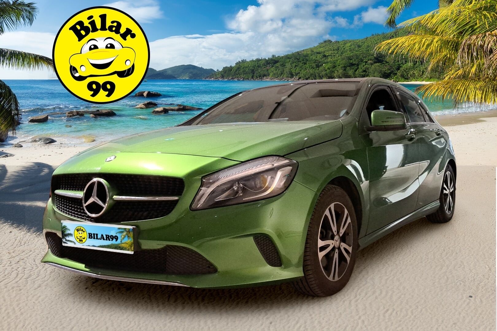Mercedes-Benz A 2017 180 A Premium Business *P-Kamera / Panorama / Led High Performance / Puolinahka / Sportti-Penkit* - Suomi-auto / Taloudellinen tuote!