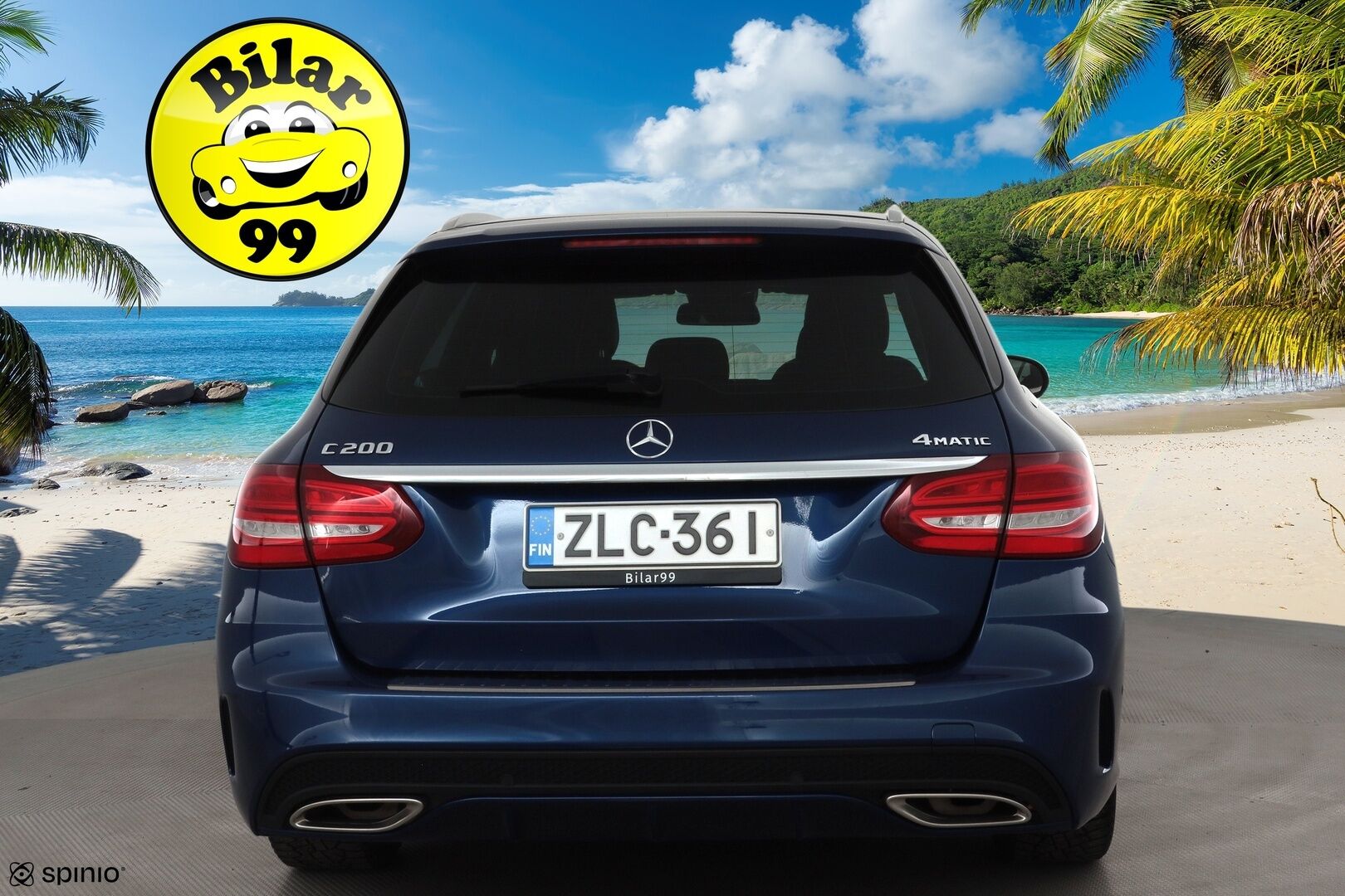 Mercedes-Benz C 2017 200 T Edition 4MATIC AMG *  Vakkari / Sportti Nahat /  LED ILS / KeyLess - Kahdet Renkaat / Suomi-auto - HULLUT BLACKWEEK JATKOT - KORKOTARJOUS 2,49%