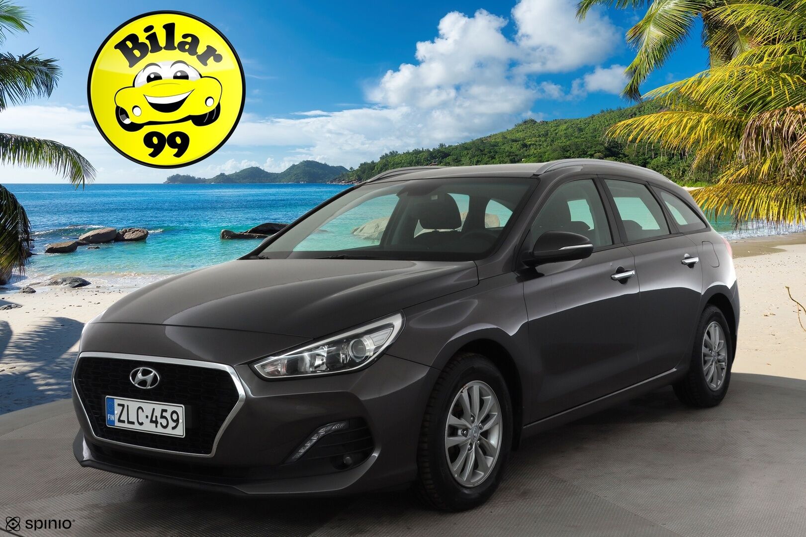 Hyundai i30 Wagon 2019 1,4 T-GDI 140 hv 7-DCT-aut. Comfort WLTP * Suomi-auto / Vakkari / Webasto / P.kamera / KeylessGo * - Kahdet renkaat aluvanteilla - HULLU BLACKWEEK KORKOTARJOUS 2,49%