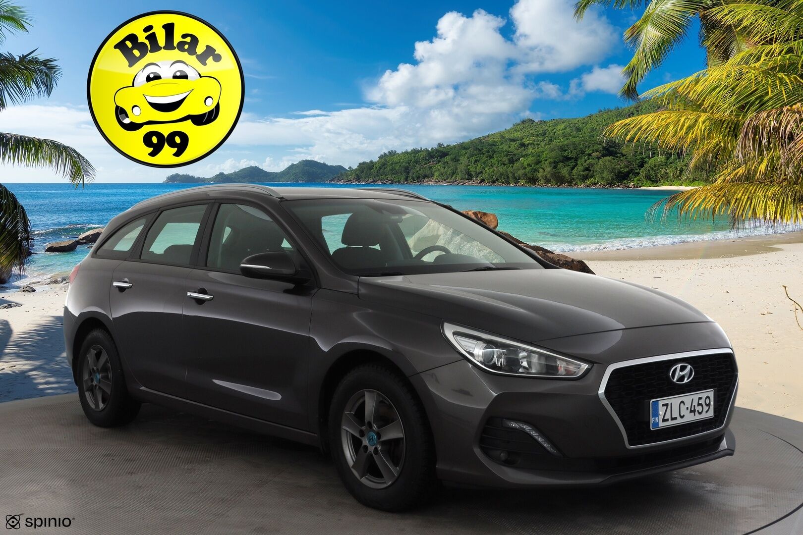 Hyundai i30 Wagon 2019 1,4 T-GDI 140 hv 7-DCT-aut. Comfort WLTP * Suomi-auto / Vakkari / Webasto / P.kamera / KeylessGo * - Kahdet renkaat aluvanteilla - HULLU BLACKWEEK KORKOTARJOUS 2,49%