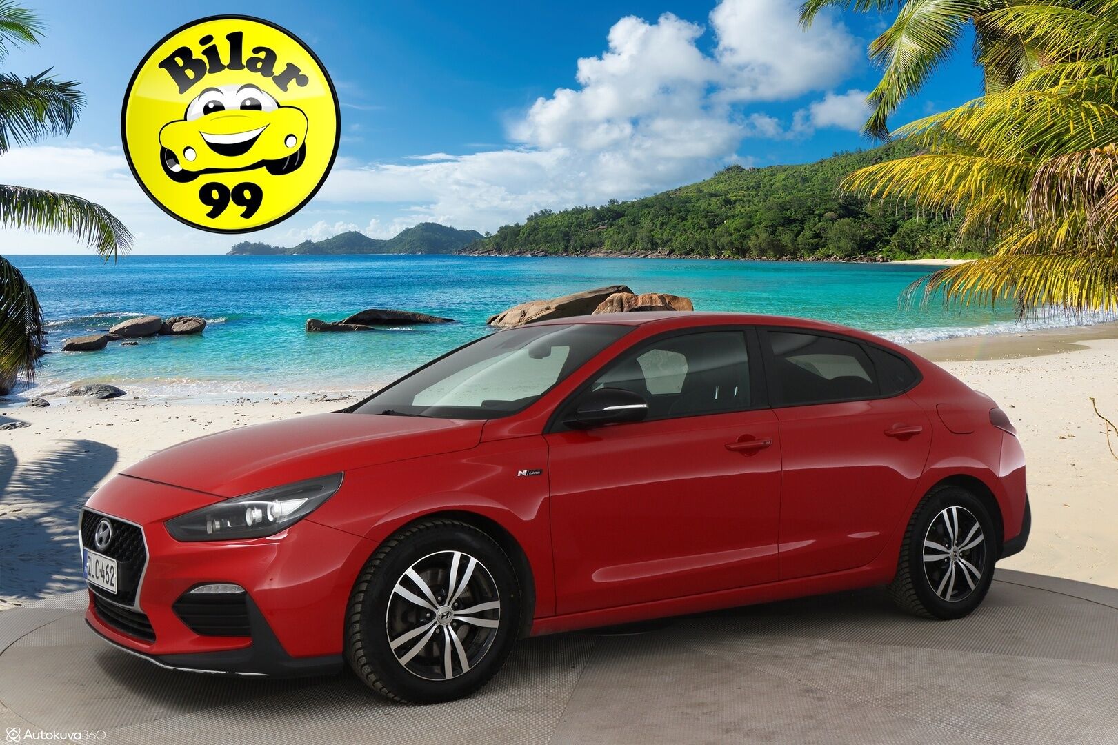 Hyundai i30 Fastback 2019 1,4 T-GDI 140 hv 7DCT-aut N Line - Keyless / Led / P-kamera / Suomi-auto / 