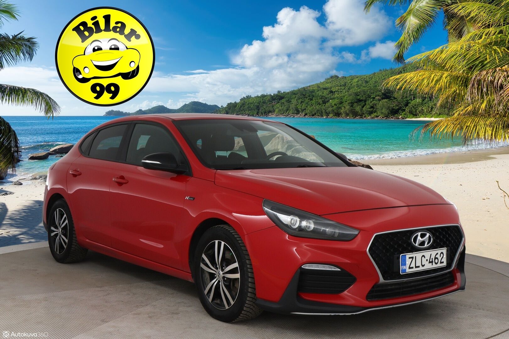 Hyundai i30 Fastback 2019 1,4 T-GDI 140 hv 7DCT-aut N Line - Keyless / Led / P-kamera / Suomi-auto / 