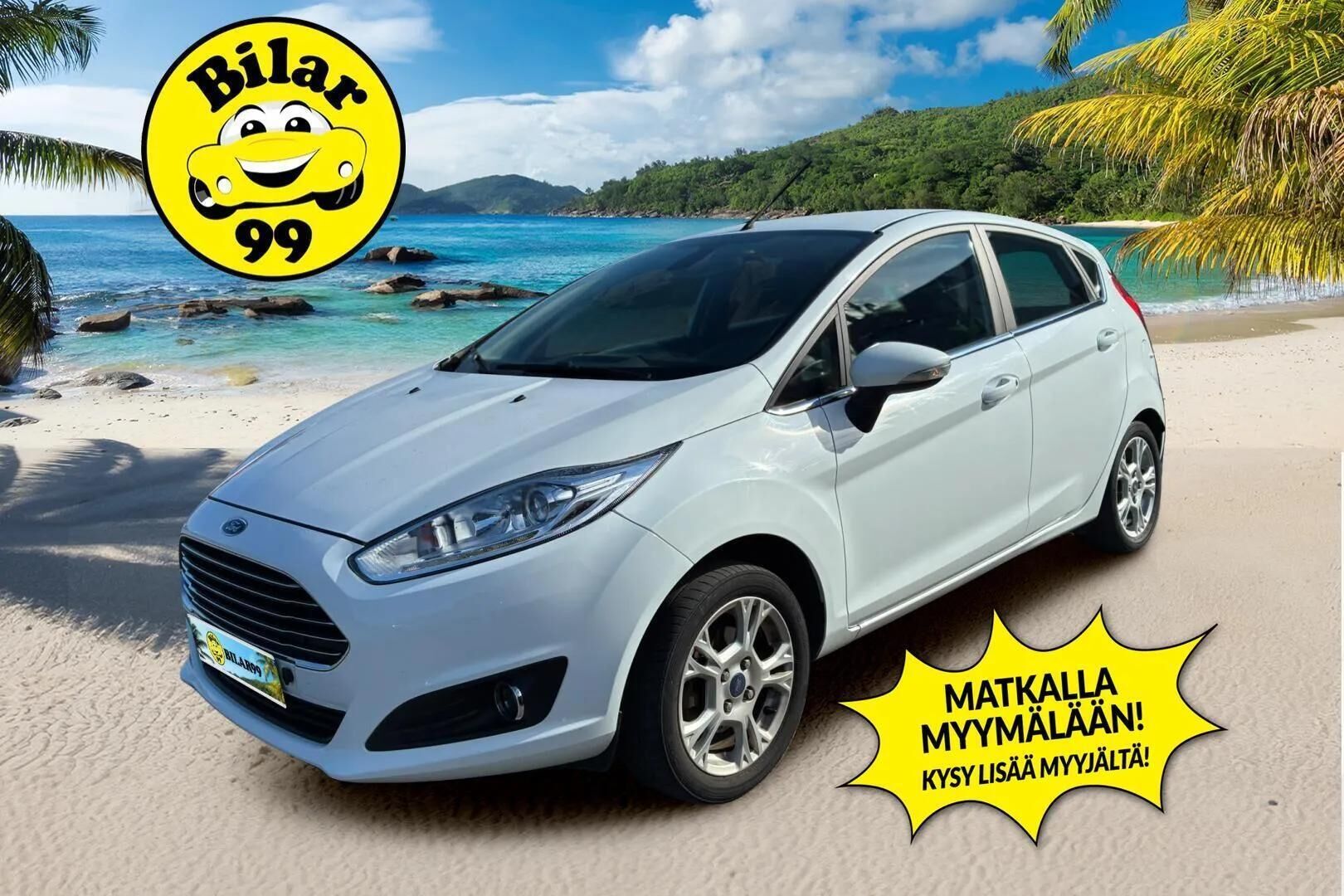 Ford Fiesta 2017 1.0 80hv Start/Stop M5 Titanium 5-ovinen - Automaatti-ilmastointi | BT-audio | Tuulilasin lämmitys | Lohkolämmitin sisäpistokkeella | Kahdet renkaat alumiinivanteilla | Fiksu huoltohistoria | Jakohihna vaihdettu 20205 