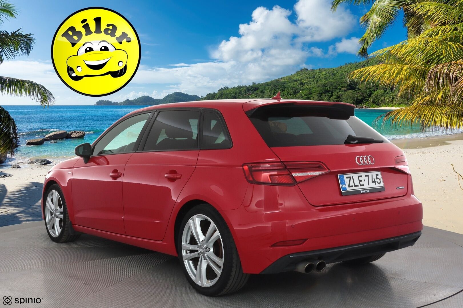 Audi A3 2017 Sportback Business Sport 2,0 TFSI 140 kW quattro S tronic - | ACC | Webasto | B&O | S-line sisä | Puolinahat | Sporttipenkit | LED | Apple & Android | Tehtaan sport alusta | Drive Select | 1-om suomiauto | 