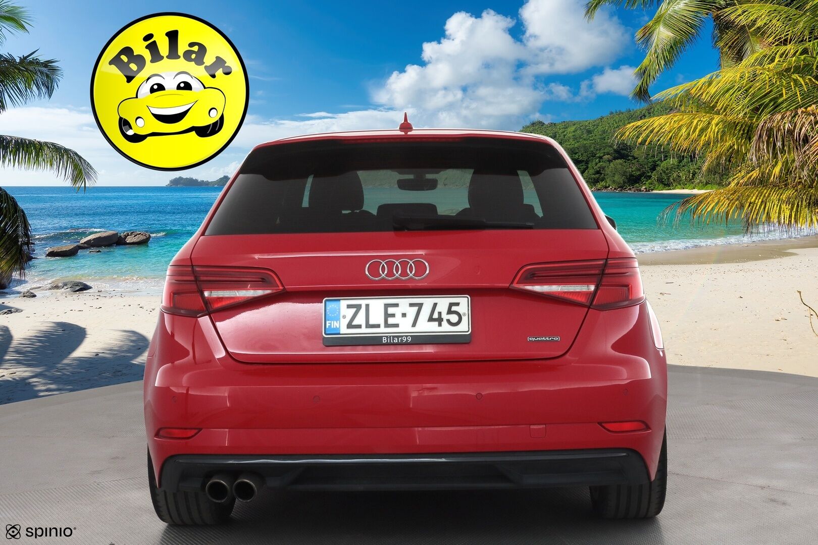 Audi A3 2017 Sportback Business Sport 2,0 TFSI 140 kW quattro S tronic - | ACC | Webasto | B&O | S-line sisä | Puolinahat | Sporttipenkit | LED | Apple & Android | Tehtaan sport alusta | Drive Select | 1-om suomiauto | 