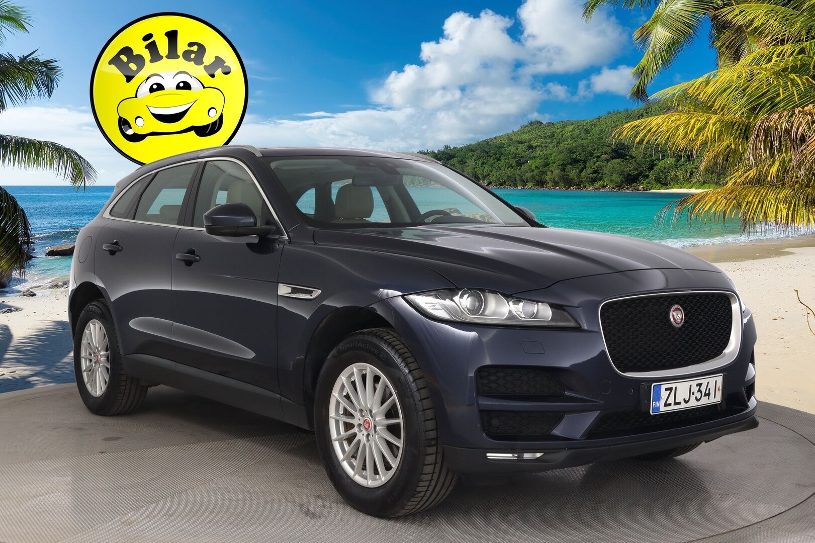Jaguar F-PACE 2017 20d AWD Aut Prestige - Webasto | Koukku | ACC | Kaistavahti | Lämmitettävä Tuulilasi | 2x renkaat&alumiinivanteet