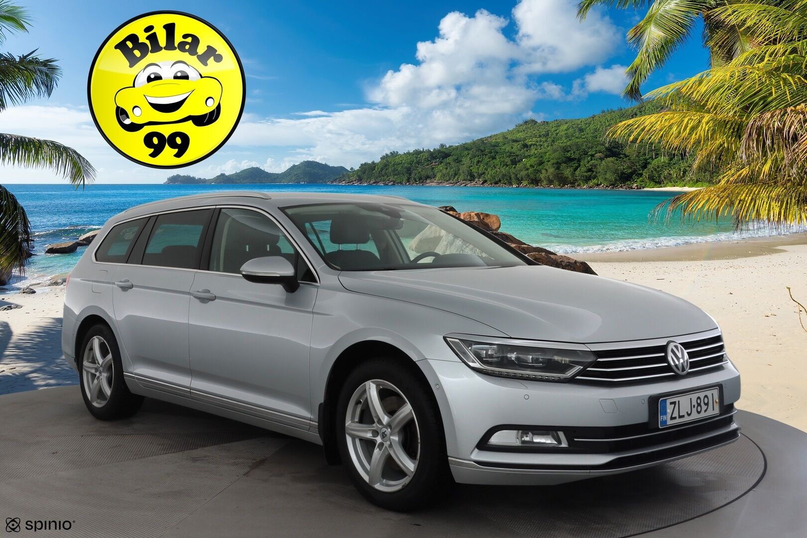 Volkswagen Passat 2017 Variant Highline 1,4 TSI 110 kW ACT DSG * ACC / P.kamera / Webasto / Adapt.LED / Koukku / Navi * - Suomi-auto / Kahdet renkaat aluvanteilla / Juuri katsastettu