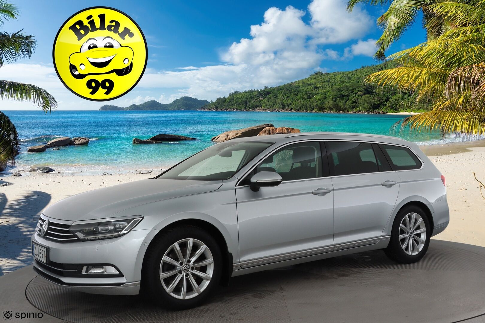 Volkswagen Passat 2017 Variant Highline 1,4 TSI 110 kW ACT DSG * ACC / P.kamera / Webasto / Adapt.LED / Koukku / Navi * - Suomi-auto / Kahdet renkaat aluvanteilla / Juuri katsastettu