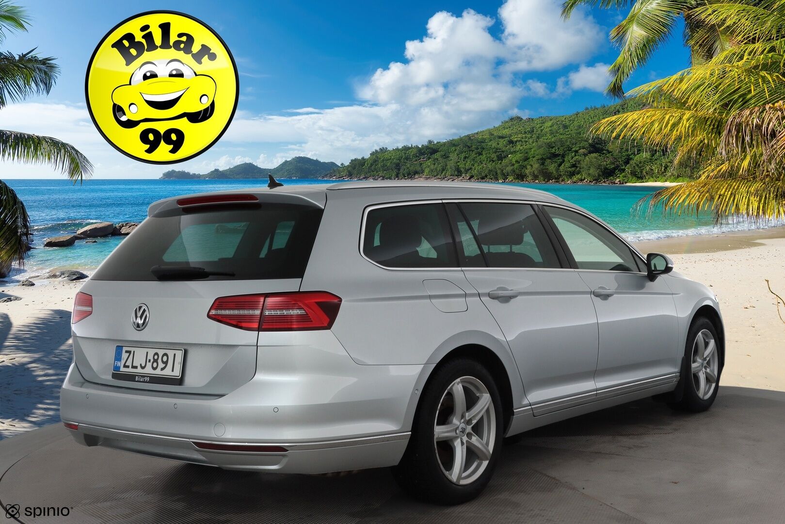 Volkswagen Passat 2017 Variant Highline 1,4 TSI 110 kW ACT DSG * ACC / P.kamera / Webasto / Adapt.LED / Koukku / Navi * - Suomi-auto / Kahdet renkaat aluvanteilla / Juuri katsastettu