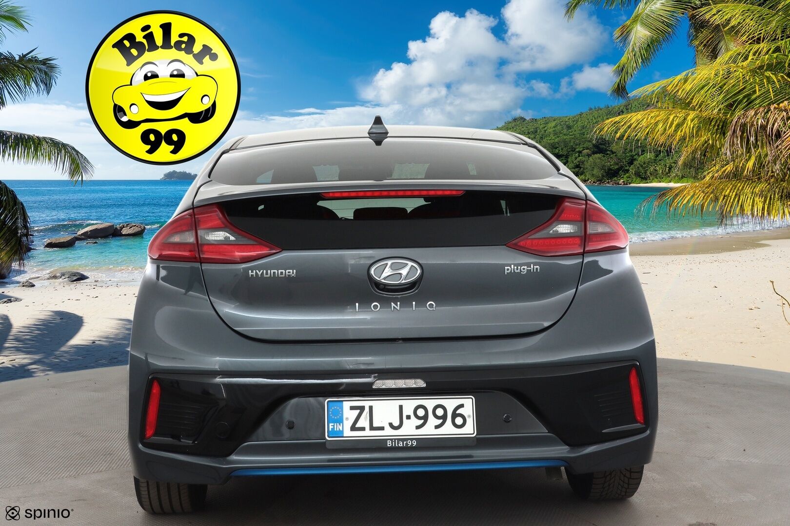 Hyundai IONIQ plug-in 2019 DCT Style WLTP * ACC / P.kamera / Muistipenkki / Infinity / Navi / Lohko / Keyless / Digimittaristo * - 1.Om Suomi-auto / Kahdet renkaat aluvanteilla / Merkkihuollettu