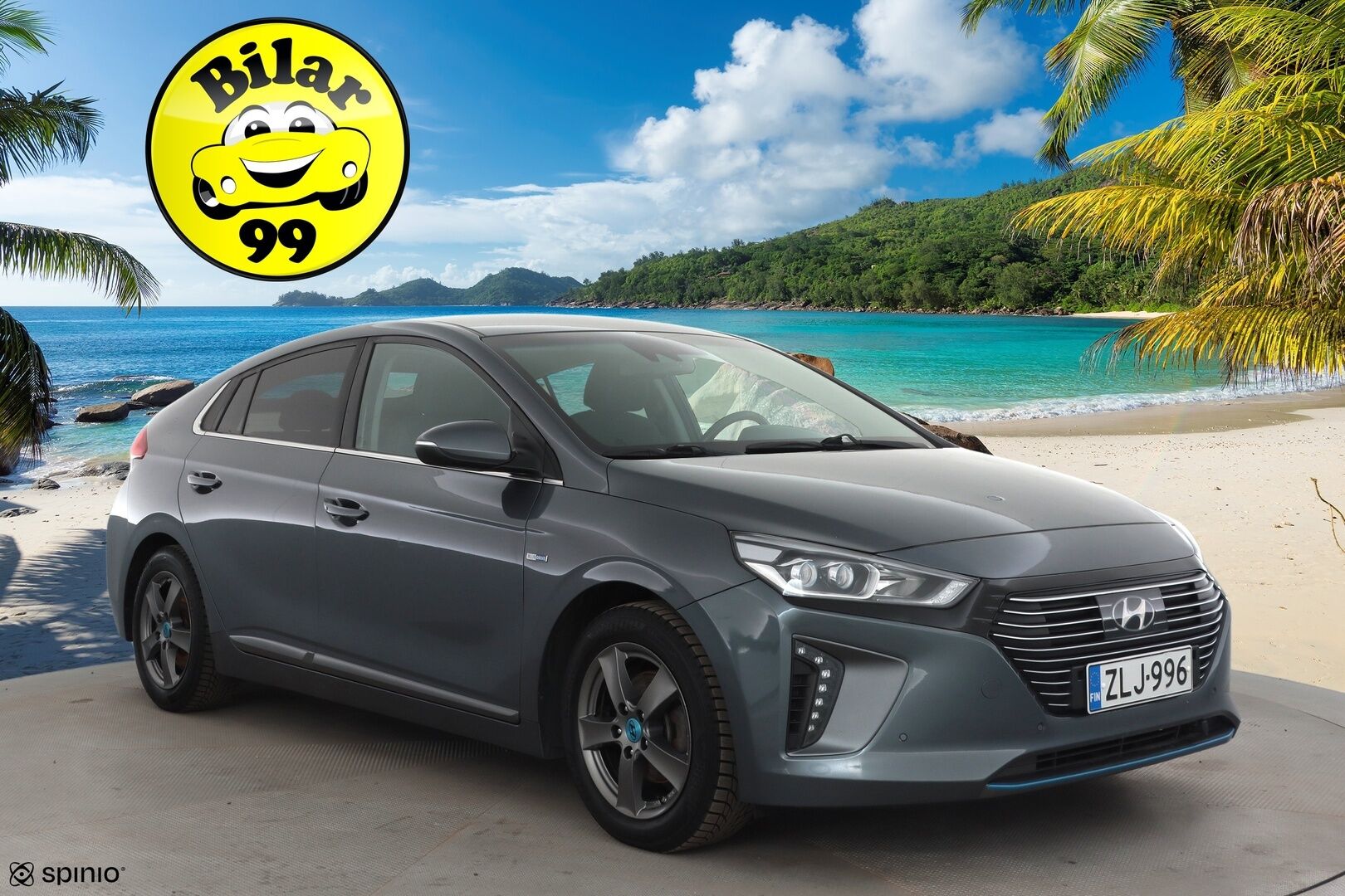 Hyundai IONIQ plug-in 2019 DCT Style WLTP * ACC / P.kamera / Muistipenkki / Infinity / Navi / Lohko / Keyless / Digimittaristo * - 1.Om Suomi-auto / Kahdet renkaat aluvanteilla / Merkkihuollettu