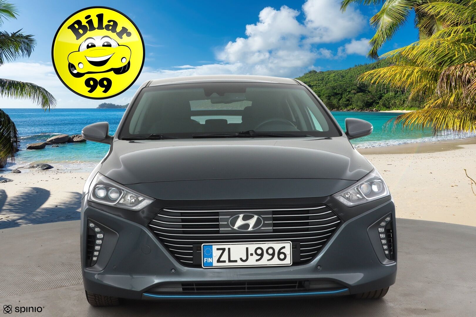 Hyundai IONIQ plug-in 2019 DCT Style WLTP * ACC / P.kamera / Muistipenkki / Infinity / Navi / Lohko / Keyless / Digimittaristo * - 1.Om Suomi-auto / Kahdet renkaat aluvanteilla / Merkkihuollettu