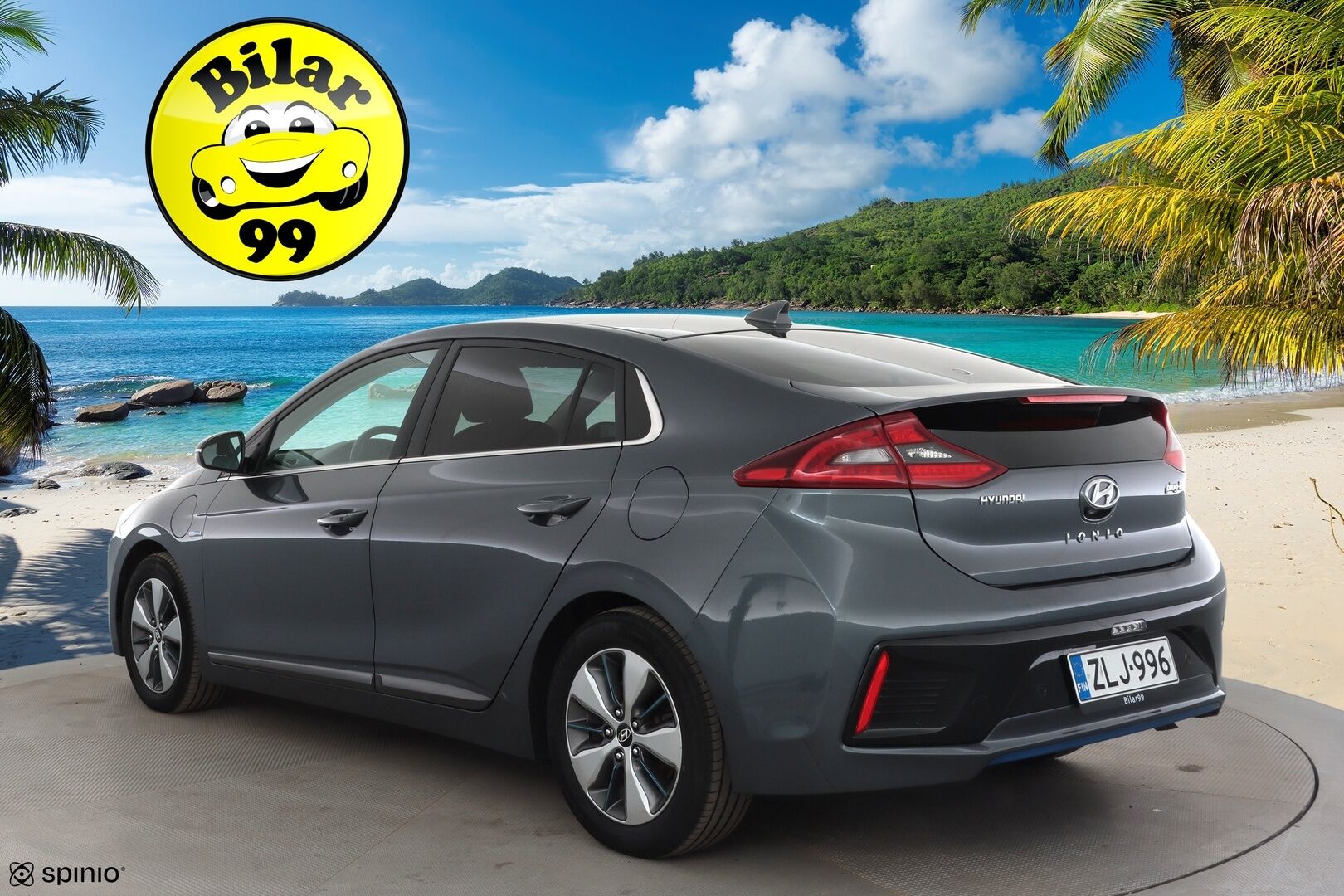 Hyundai IONIQ plug-in 2019 DCT Style WLTP * ACC / P.kamera / Muistipenkki / Infinity / Navi / Lohko / Keyless / Digimittaristo * - 1.Om Suomi-auto / Kahdet renkaat aluvanteilla / Merkkihuollettu