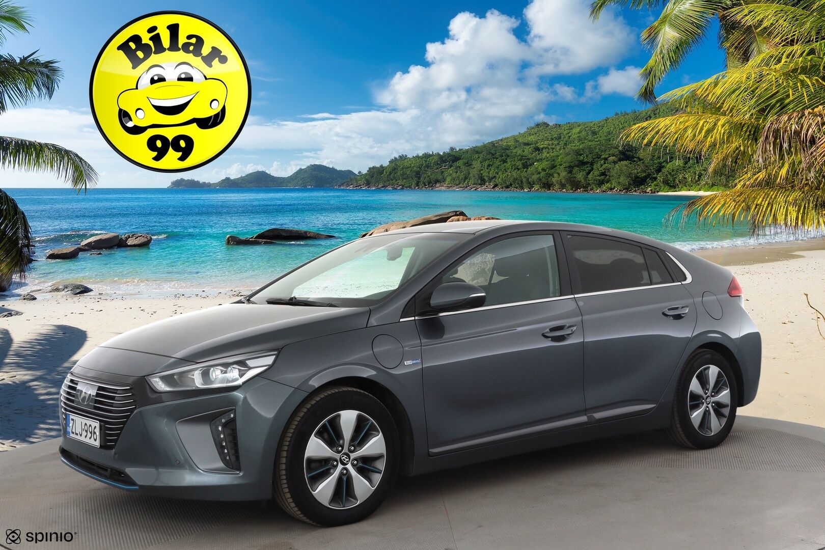 Hyundai IONIQ plug-in 2019 DCT Style WLTP * ACC / P.kamera / Muistipenkki / Infinity / Navi / Lohko / Keyless / Digimittaristo * - 1.Om Suomi-auto / Kahdet renkaat aluvanteilla / Merkkihuollettu