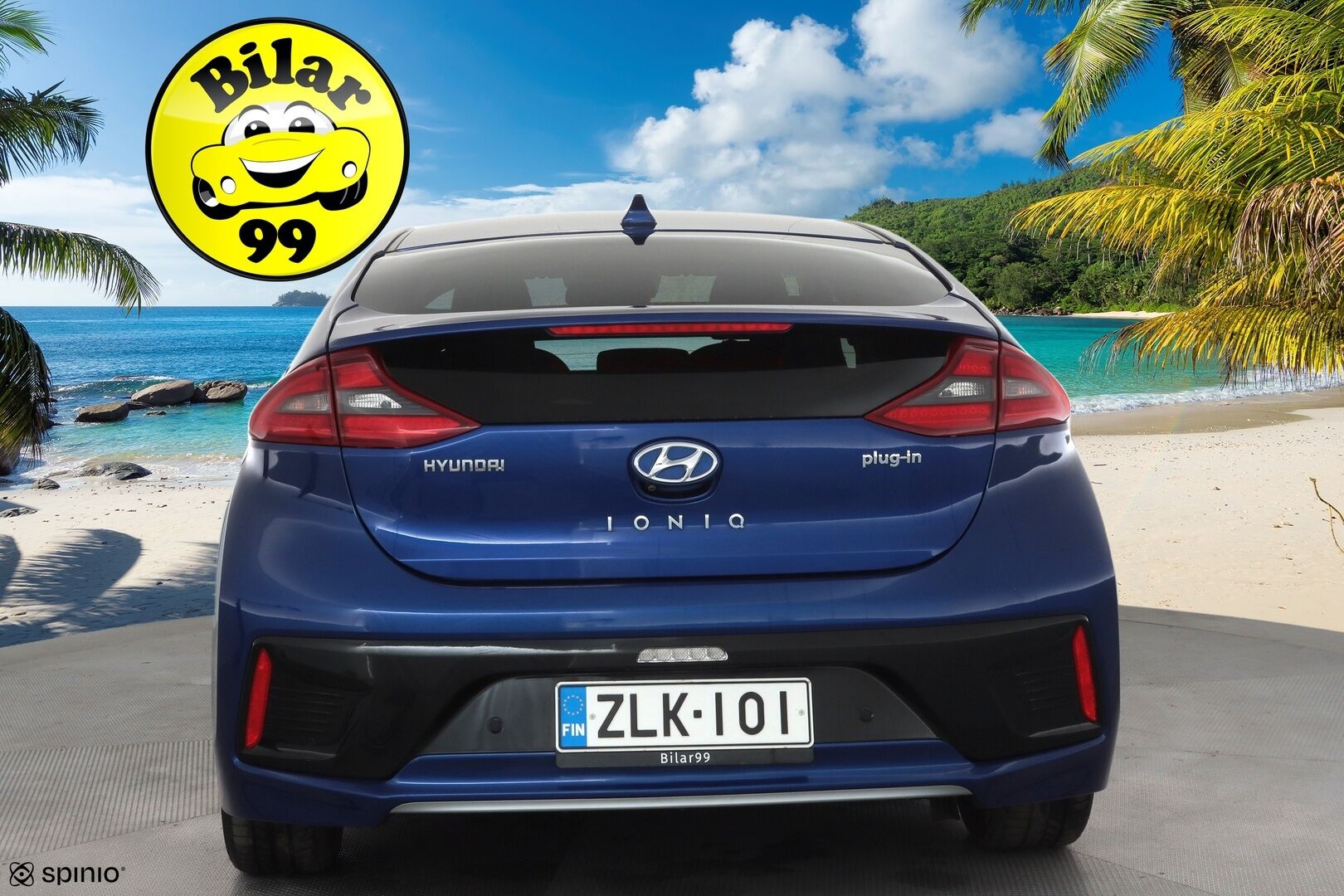 Hyundai IONIQ plug-in 2019 DCT Style WLTP * ACC / Kaistavahti / Muistipenkki / P.Kamera / Infinity / Navi / LED / Keyless / Ratinlämmitin * - Suomi-auto / Kahdet renkaat aluvanteilla / Merkkihuollettu