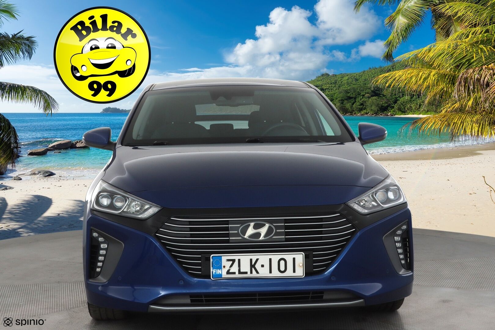 Hyundai IONIQ plug-in 2019 DCT Style WLTP * ACC / Kaistavahti / Muistipenkki / P.Kamera / Infinity / Navi / LED / Keyless / Ratinlämmitin * - Suomi-auto / Kahdet renkaat aluvanteilla / Merkkihuollettu