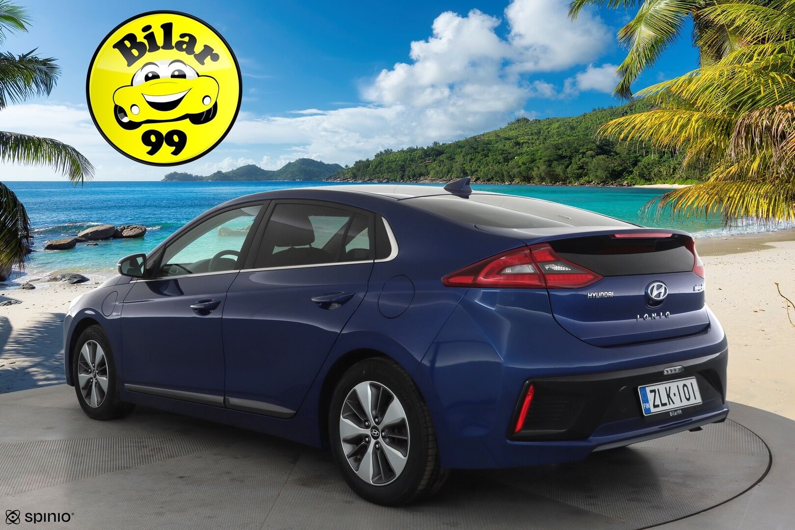 Hyundai IONIQ plug-in 2019 DCT Style WLTP * ACC / Kaistavahti / Muistipenkki / P.Kamera / Infinity / Navi / LED / Keyless / Ratinlämmitin * - Suomi-auto / Kahdet renkaat aluvanteilla / Merkkihuollettu