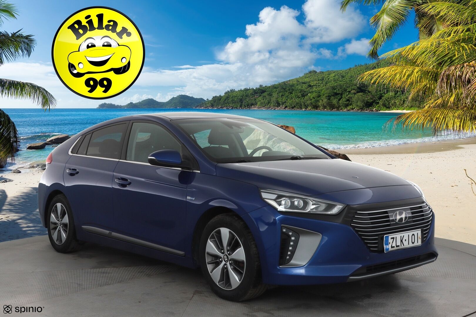 Hyundai IONIQ plug-in 2019 DCT Style WLTP * ACC / Kaistavahti / Muistipenkki / P.Kamera / Infinity / Navi / LED / Keyless / Ratinlämmitin * - Suomi-auto / Kahdet renkaat aluvanteilla / Merkkihuollettu