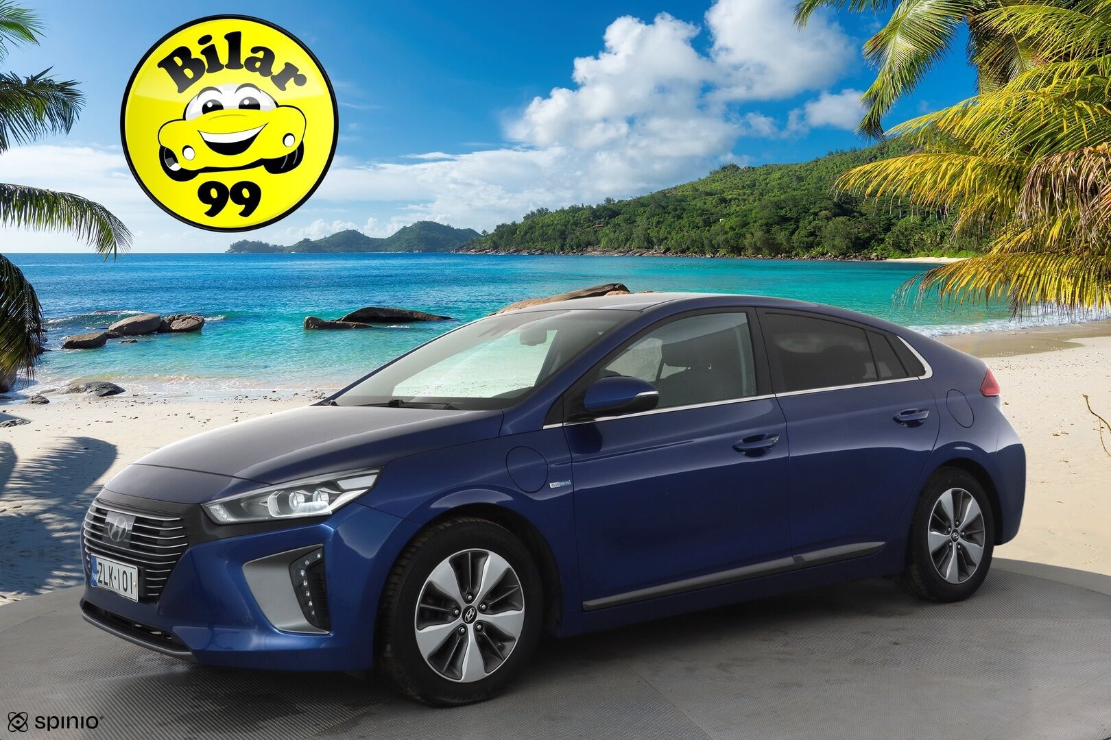 Hyundai IONIQ plug-in 2019 DCT Style WLTP * ACC / Kaistavahti / Muistipenkki / P.Kamera / Infinity / Navi / LED / Keyless / Ratinlämmitin * - Suomi-auto / Kahdet renkaat aluvanteilla / Merkkihuollettu
