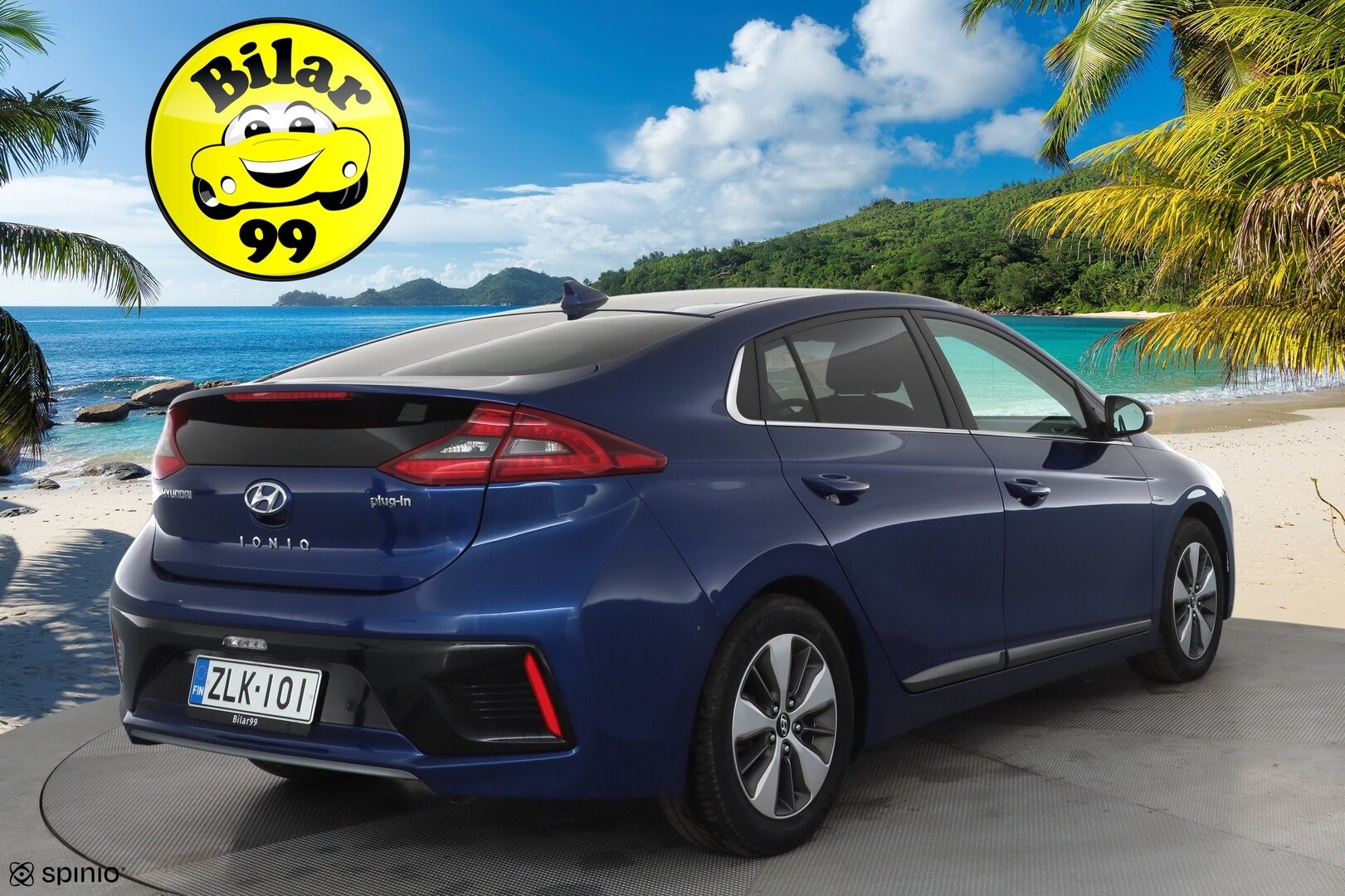Hyundai IONIQ plug-in 2019 DCT Style WLTP * ACC / Kaistavahti / Muistipenkki / P.Kamera / Infinity / Navi / LED / Keyless / Ratinlämmitin * - Suomi-auto / Kahdet renkaat aluvanteilla / Merkkihuollettu
