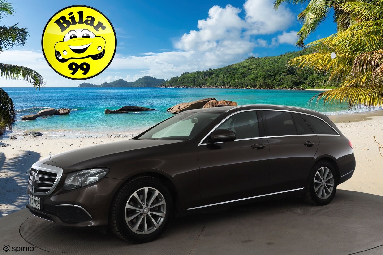 Mercedes-Benz E 2017 220 d T A Premium Business * Distronic+ / Webasto / Multibeam / HUD / 360° / Koukku / Widescreen / Sähköluukku * - Suomi-auto / Kahdet renkaat aluvanteilla / Merkkihuollettu