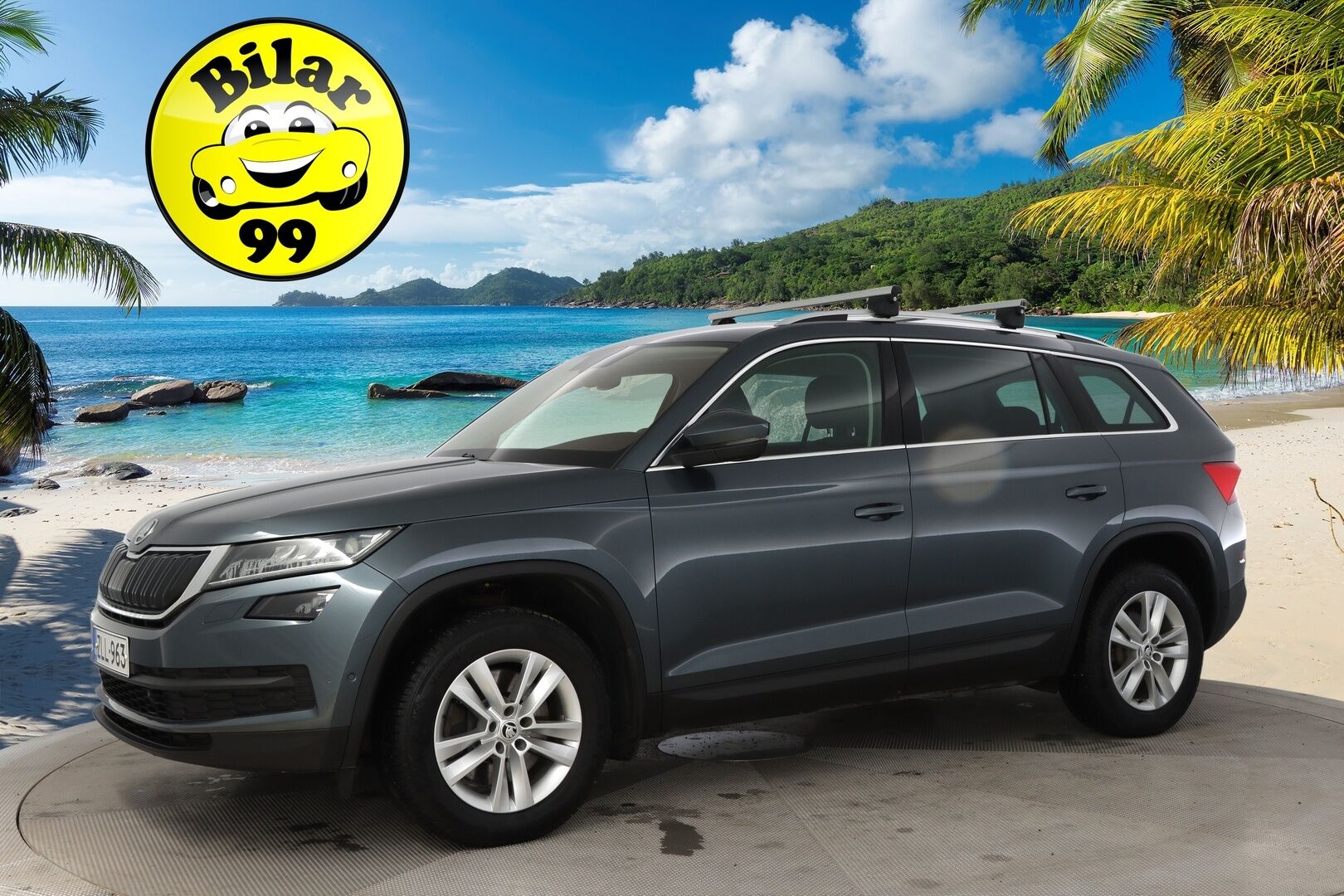 Skoda Kodiaq 2017 2,0 TDI 190 4x4 Ambition DSG Autom. 7P *Webasto / Koukku / Lämmitettävä tuulilasi / Ratinlämmitin / Navi* - Suomi-auto / 7-Paikkainen / Kahdet OEM vanteet