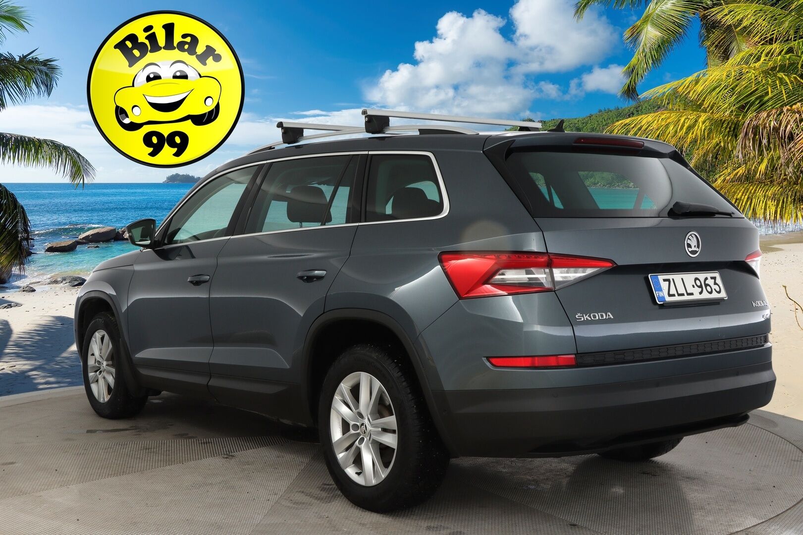 Skoda Kodiaq 2017 2,0 TDI 190 4x4 Ambition DSG Autom. 7P *Webasto / Koukku / Lämmitettävä tuulilasi / Ratinlämmitin / Navi* - Suomi-auto / 7-Paikkainen / Kahdet OEM vanteet