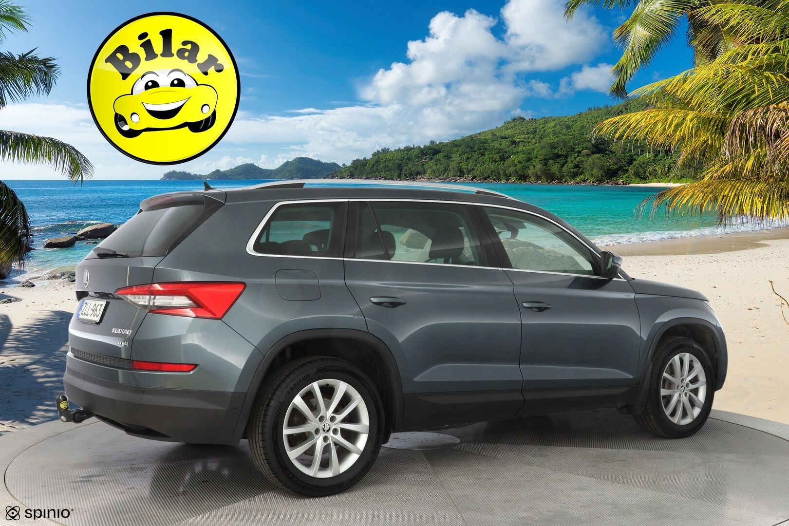 Skoda Kodiaq 2017 2,0 TDI 190 4x4 Ambition DSG Autom. 7P - Webasto | Koukku | Lämmitettävä tuulilasi | Ratinlämmitin | Navi | Suomi-auto | 7-Paikkainen | Kahdet OEM vanteet | Juuri huollettu