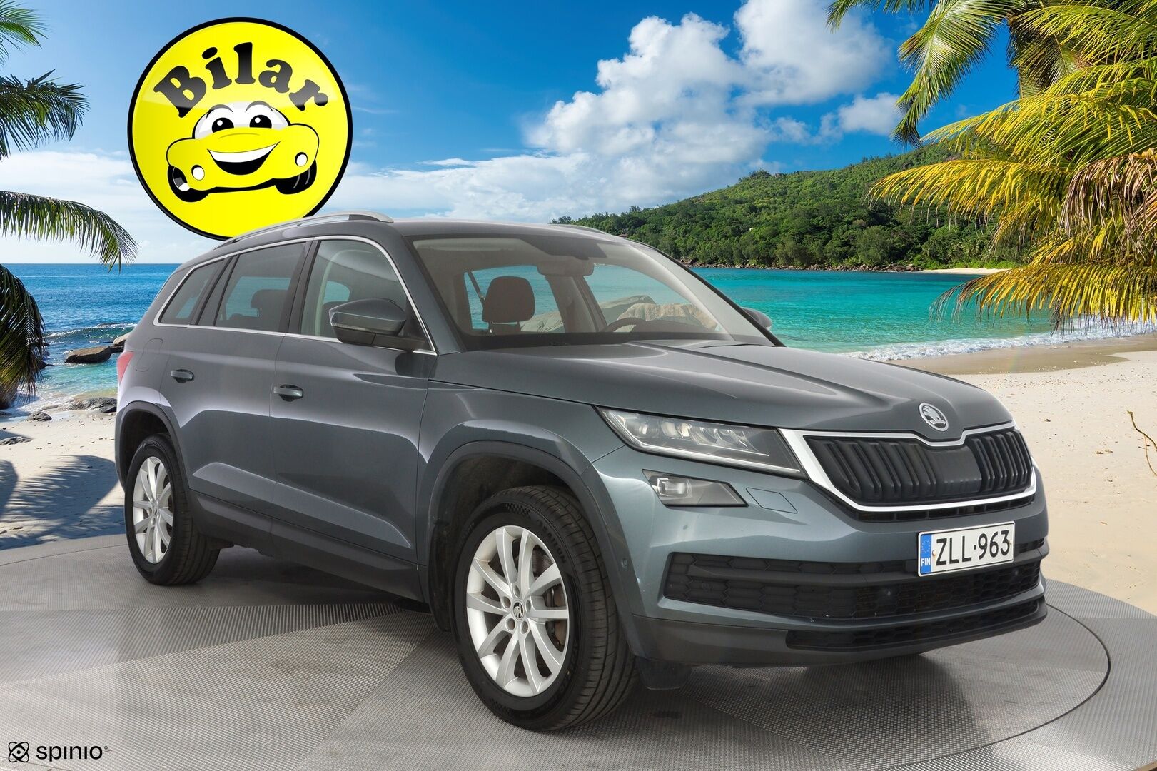 Skoda Kodiaq 2017 2,0 TDI 190 4x4 Ambition DSG Autom. 7P - Webasto | Koukku | Lämmitettävä tuulilasi | Ratinlämmitin | Navi | Suomi-auto | 7-Paikkainen | Kahdet OEM vanteet | Juuri huollettu