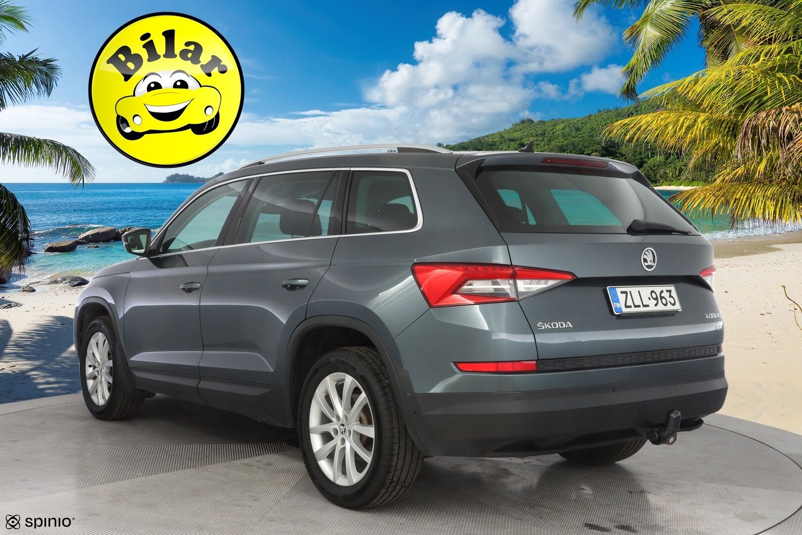 Skoda Kodiaq 2017 2,0 TDI 190 4x4 Ambition DSG Autom. 7P - Webasto | Koukku | Lämmitettävä tuulilasi | Ratinlämmitin | Navi | Suomi-auto | 7-Paikkainen | Kahdet OEM vanteet | Juuri huollettu