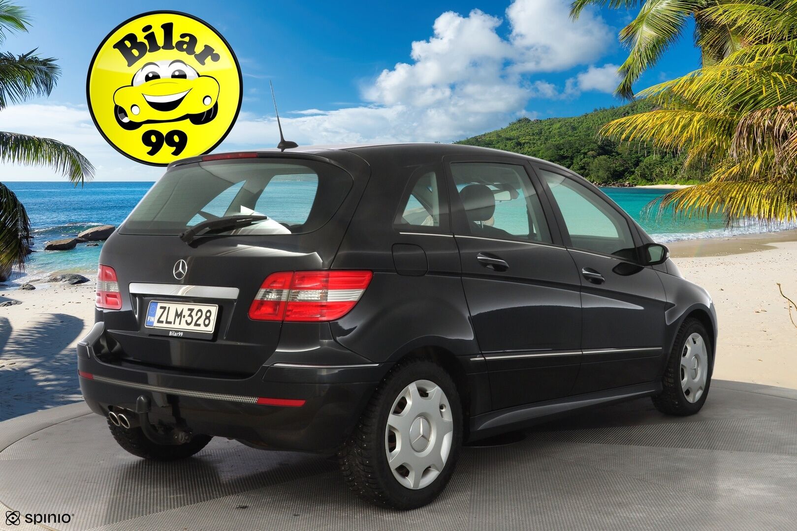 Mercedes-Benz B 2006 200 Turbo *Koukku / Puolinahat / Ilmastointi* - Säännölliset huollot / Kahdet renkaat vanteineen / Siisti