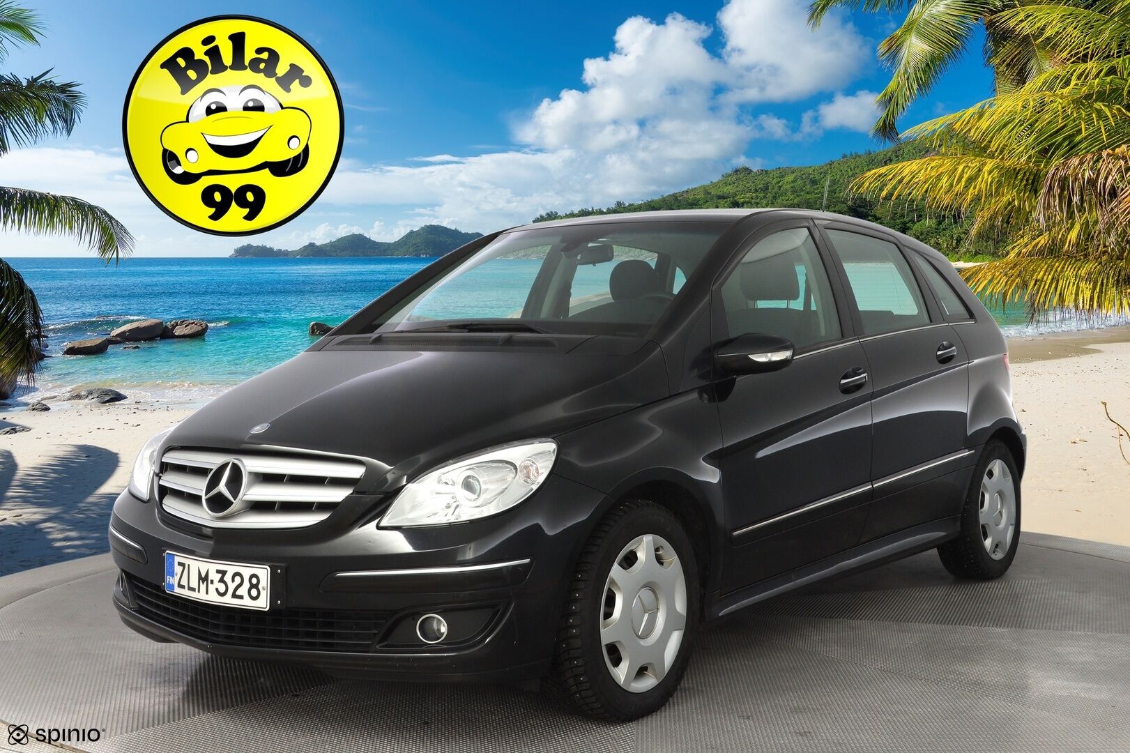 Mercedes-Benz B 2006 200 Turbo *Koukku / Puolinahat / Ilmastointi* - Säännölliset huollot / Kahdet renkaat vanteineen / Siisti