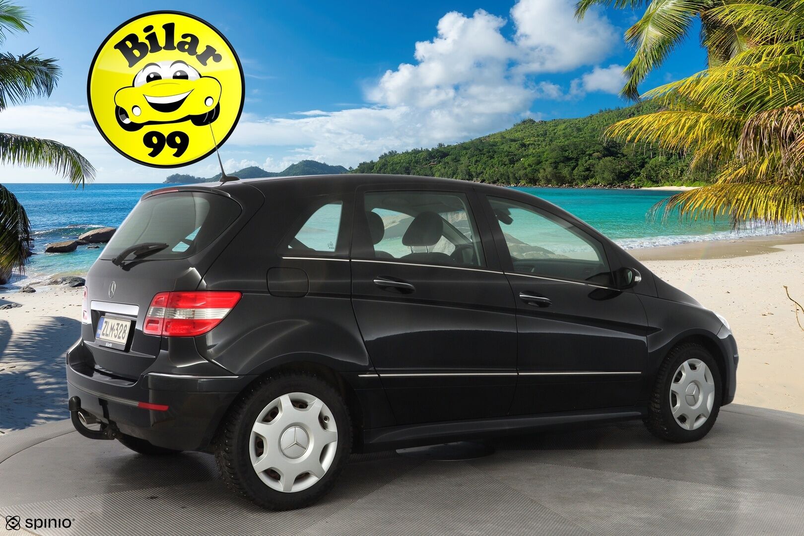 Mercedes-Benz B 2006 200 Turbo *Koukku / Puolinahat / Ilmastointi* - Säännölliset huollot / Kahdet renkaat vanteineen / Siisti