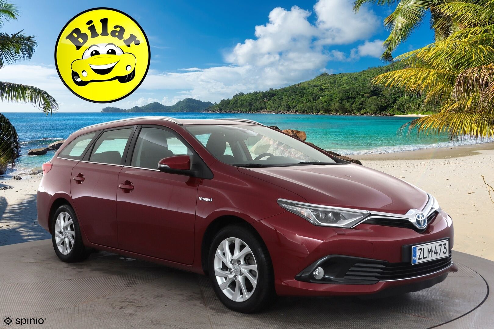 Toyota Auris 2017 Touring Sports 1,8 Hybrid Active - | LED | Vakkari | P.kamera | Navi | Kaistavahti | PCS | RSA | Bluetooth | Lohko+sisälämmitin | Aut. pitkät | Hyvä huoltokirja | 2x renkaat aluin |