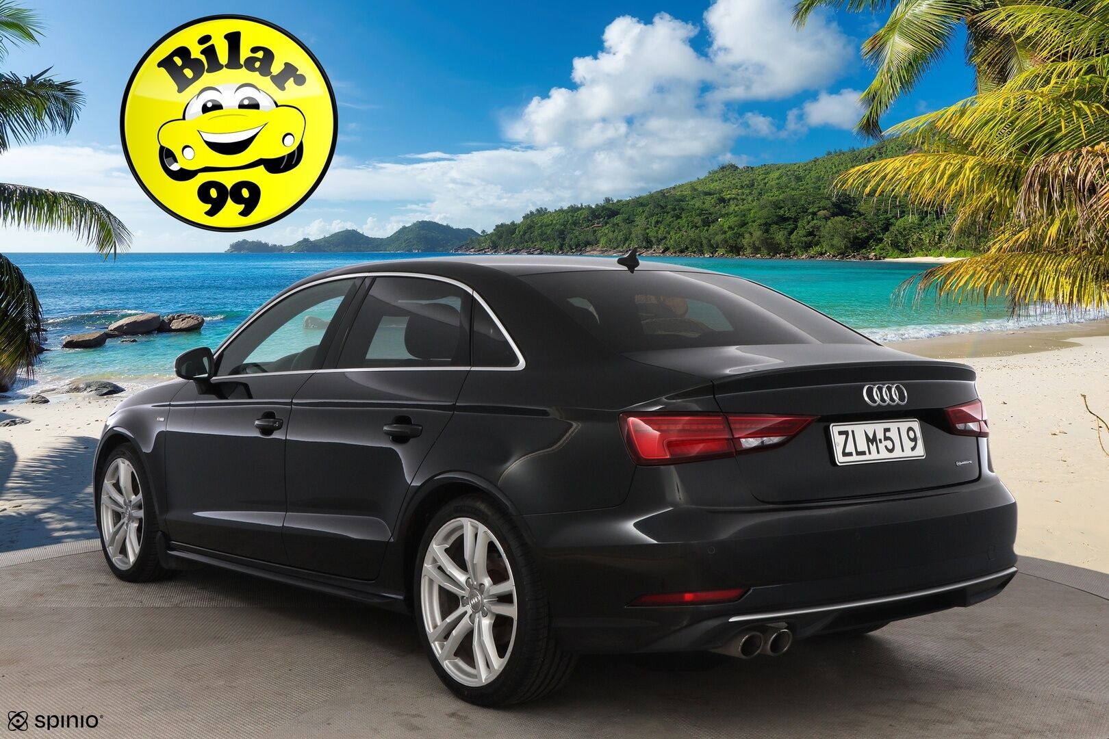 Audi A3 2017 Sedan Land of quattro Edition 2,0 TDI 135 kW quattro S tronic S-Line - Suomiauto / Webasto / Adapt.Vakkari / Bang & Olufsen / Puolinahat / Sporttipenkit / Matrix LED / Supervarusteet!