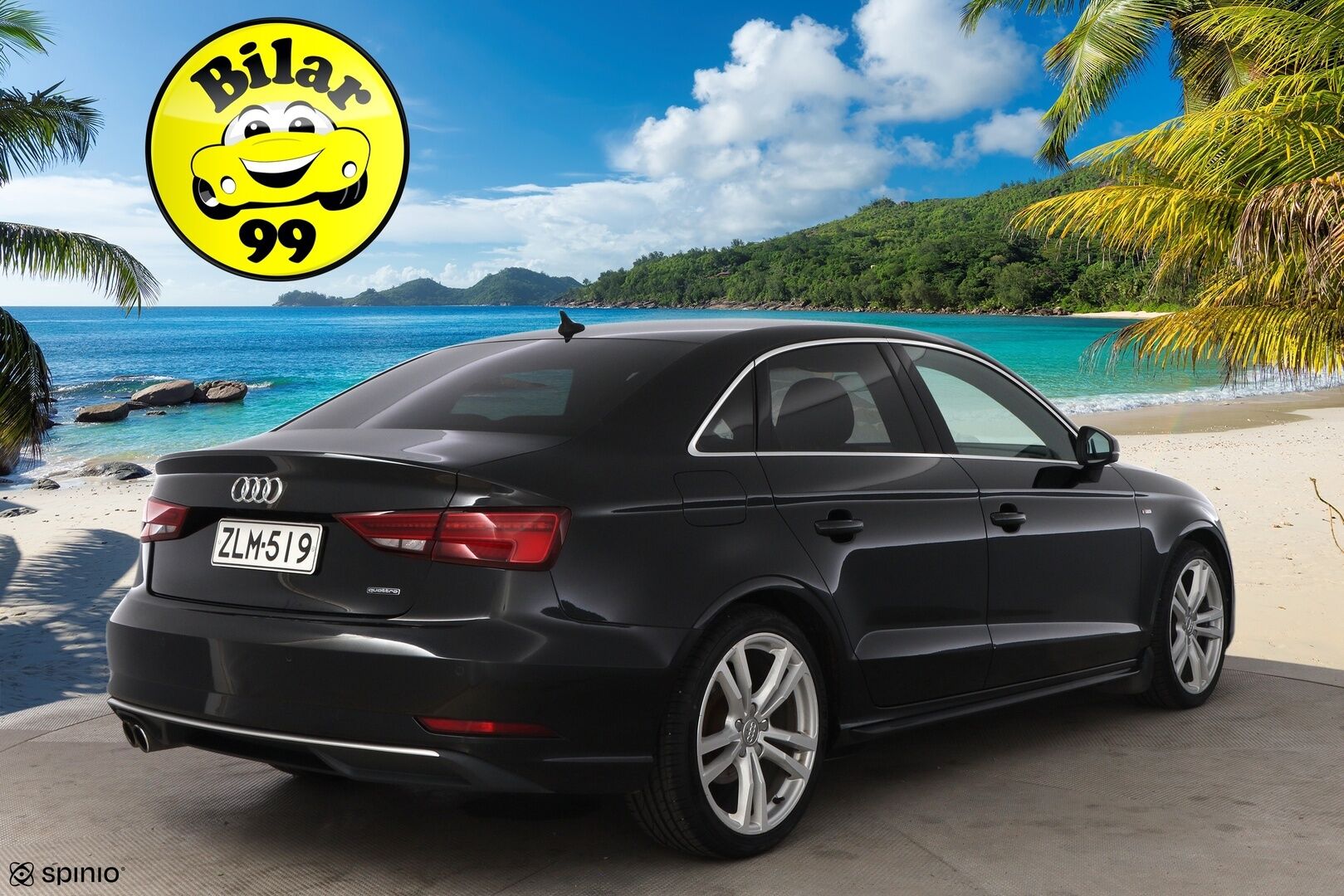 Audi A3 2017 Sedan Land of quattro Edition 2,0 TDI 135 kW quattro S tronic S-Line - Suomiauto / Webasto / Adapt.Vakkari / Bang & Olufsen / Puolinahat / Sporttipenkit / Matrix LED / Supervarusteet!