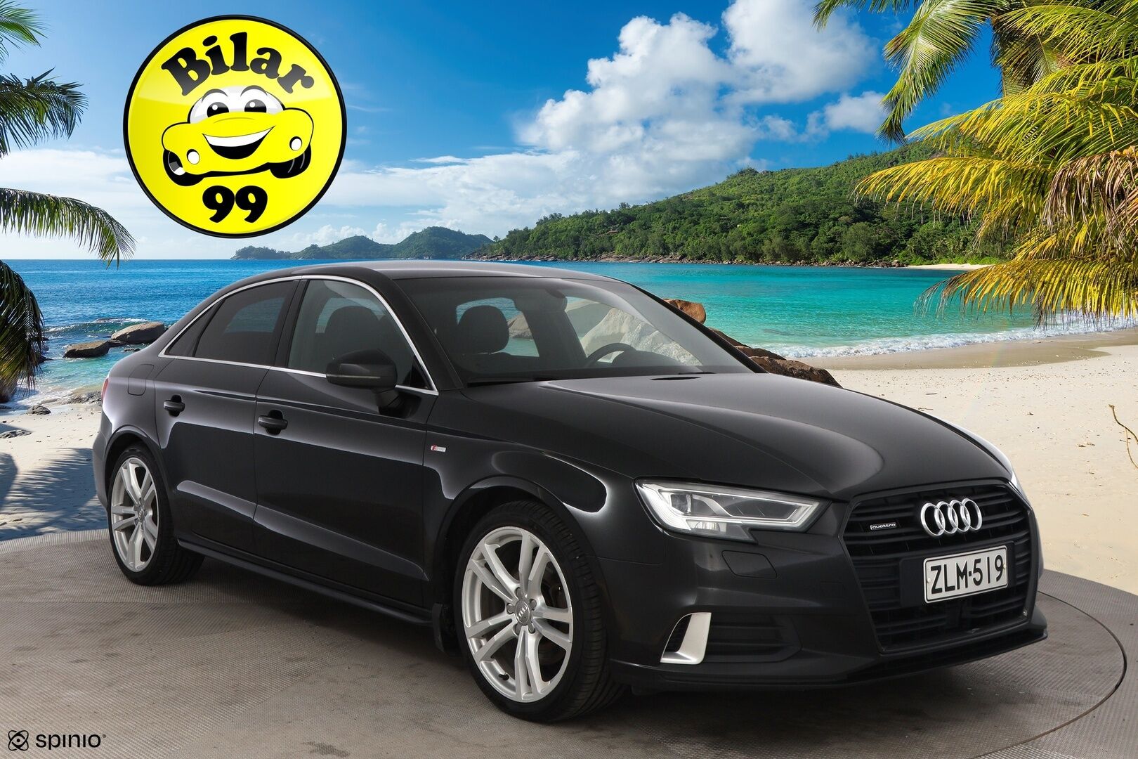 Audi A3 2017 Sedan Land of quattro Edition 2,0 TDI 135 kW quattro S tronic S-Line - Suomiauto / Webasto / Adapt.Vakkari / Bang & Olufsen / Puolinahat / Sporttipenkit / Matrix LED / Supervarusteet!