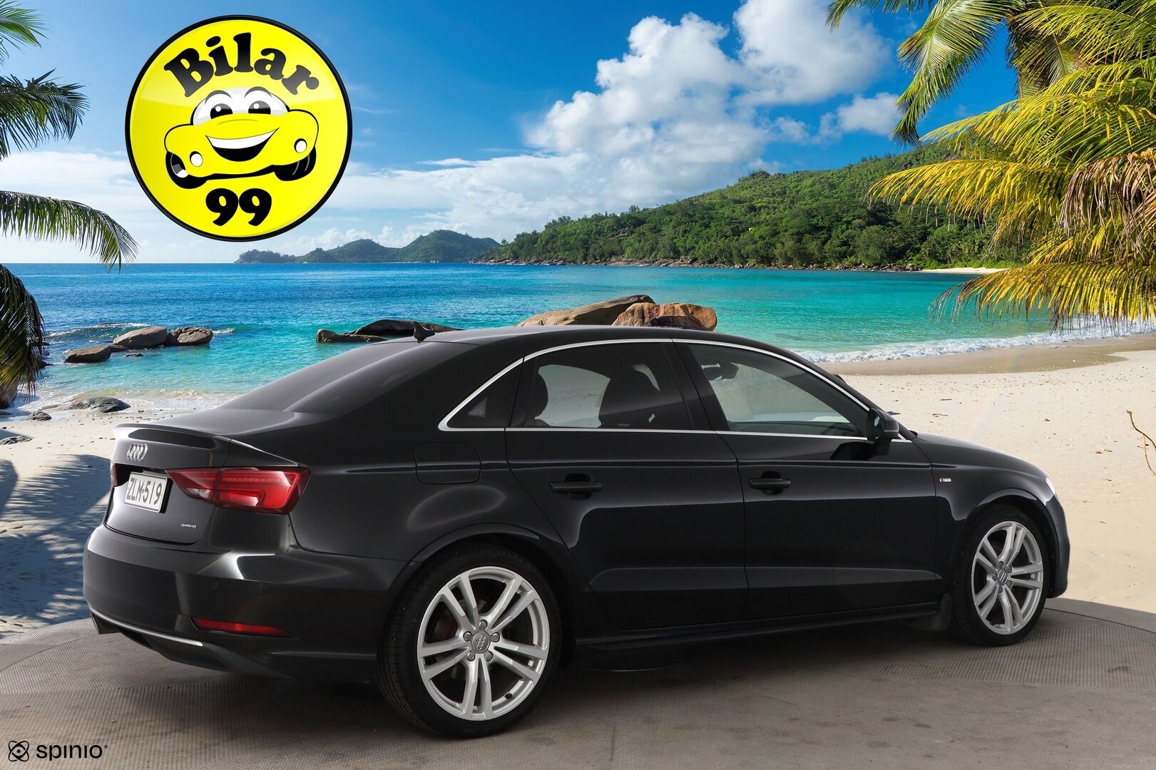 Audi A3 2017 Sedan Land of quattro Edition 2,0 TDI 135 kW quattro S tronic S-Line - Suomiauto / Webasto / Adapt.Vakkari / Bang & Olufsen / Puolinahat / Sporttipenkit / Matrix LED / Supervarusteet!