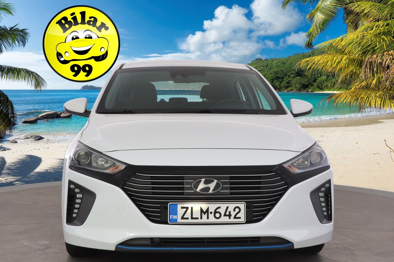 Hyundai IONIQ hybrid 2017 DCT Comfort ** 2.om Suomi-auto / Juuri katsastettu! / Kamera / Lohko+sisä / Adapt.vakkari / Infinity / Ratinlämmitys ** - Kahdet renkaat Hyundain alkuperäisillä vanteilla! Infinity Audio, hyvät ajoavustimet sekä lämmitysvarusteet!