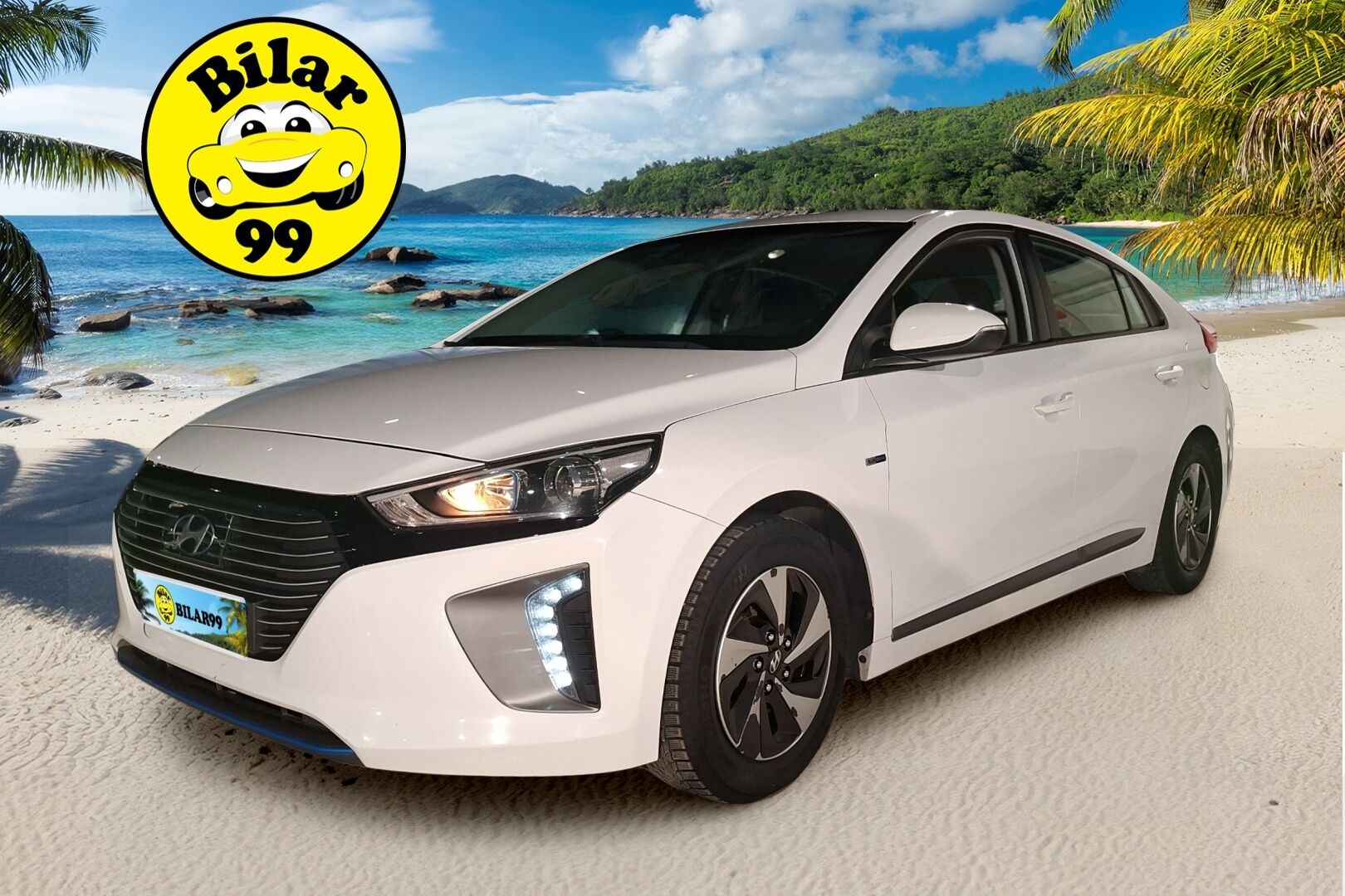 Hyundai IONIQ hybrid 2017 DCT Comfort ** 2.om Suomi-auto / P.kamera / Lohko+sisäp / Adapt.vakkari / Infinity audio / Carplay / Ratinlämmitys ** - Kahdet renkaat Hyundain alkuperäisillä vanteilla! Infinity Audio, hyvät ajoavustimet sekä lämmitysvarusteet!