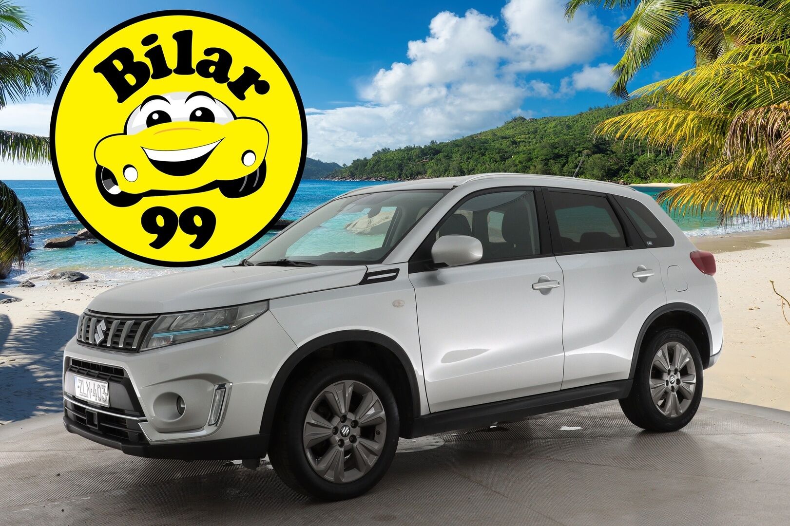 Suzuki Vitara 2021 1,4 BOOSTERJET 4WD GL+ 6MT HYBRID / 1-om. Suomi-auto / ACC / Lohko+sisäp. / P.kamera / Apple&Android / LED-Valot * - Loisto neliveto / Kattava varustus / Särmästi pidetty! - HULLUT AVAJAISHULINAT KORKOTARJOUS 3,29 %